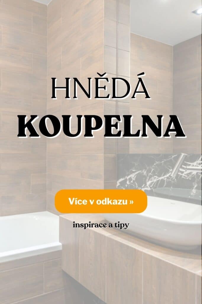 Hneda koupelna inspirace fotografie