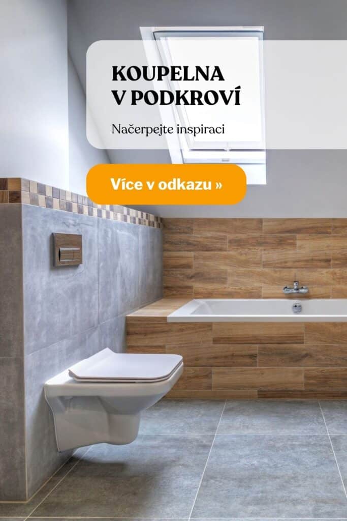 Koupelna v podkrovi inspirace fotografie 2