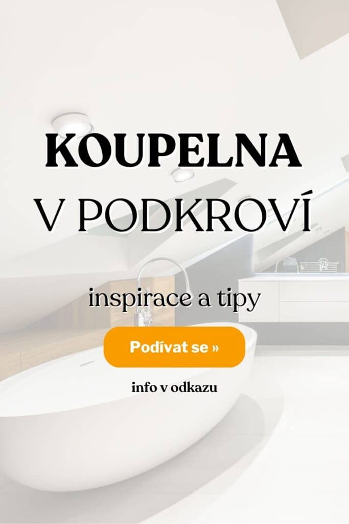 Koupelna v podkrovi inspirace fotografie