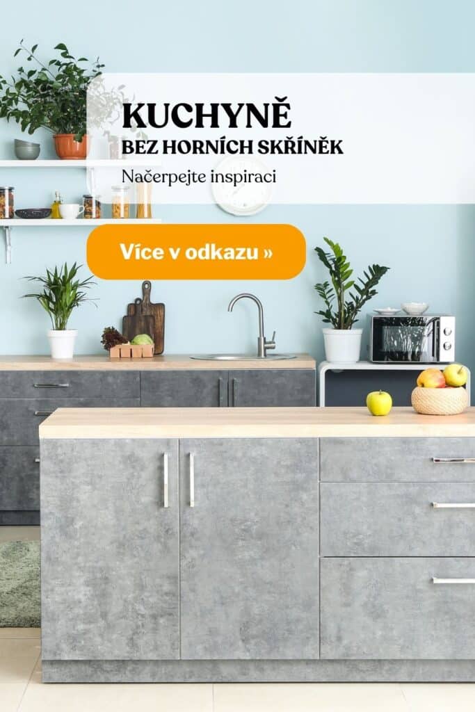 Kuchyne bez hornich skrinek inspirace fotografie 3