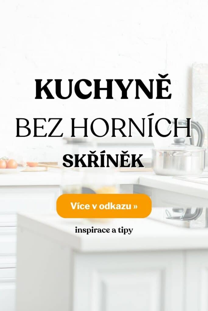 Kuchyne bez hornich skrinek inspirace fotografie