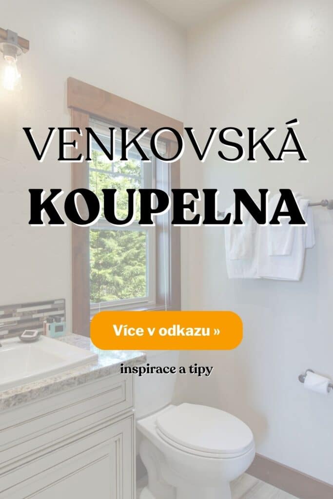 Venkovska koupelna inspirace fotografie