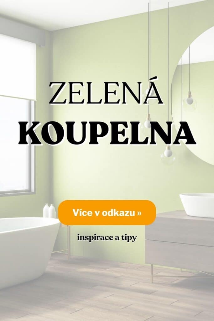 Zelena koupelna inspirace fotografie