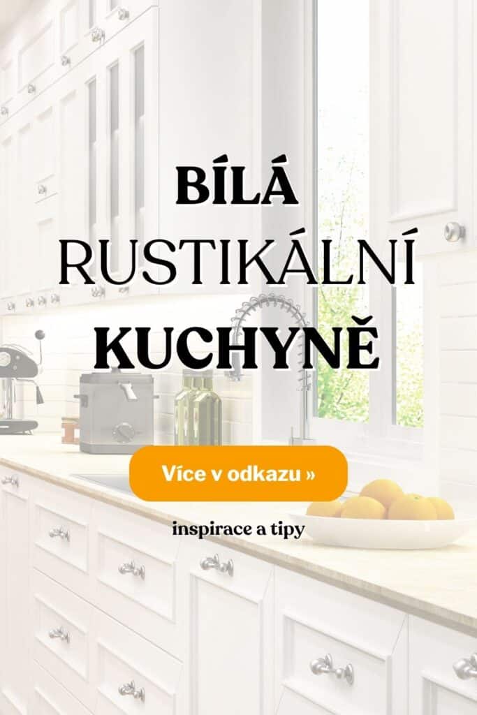 Bila rustikalni kuchyne inspirace fotografie