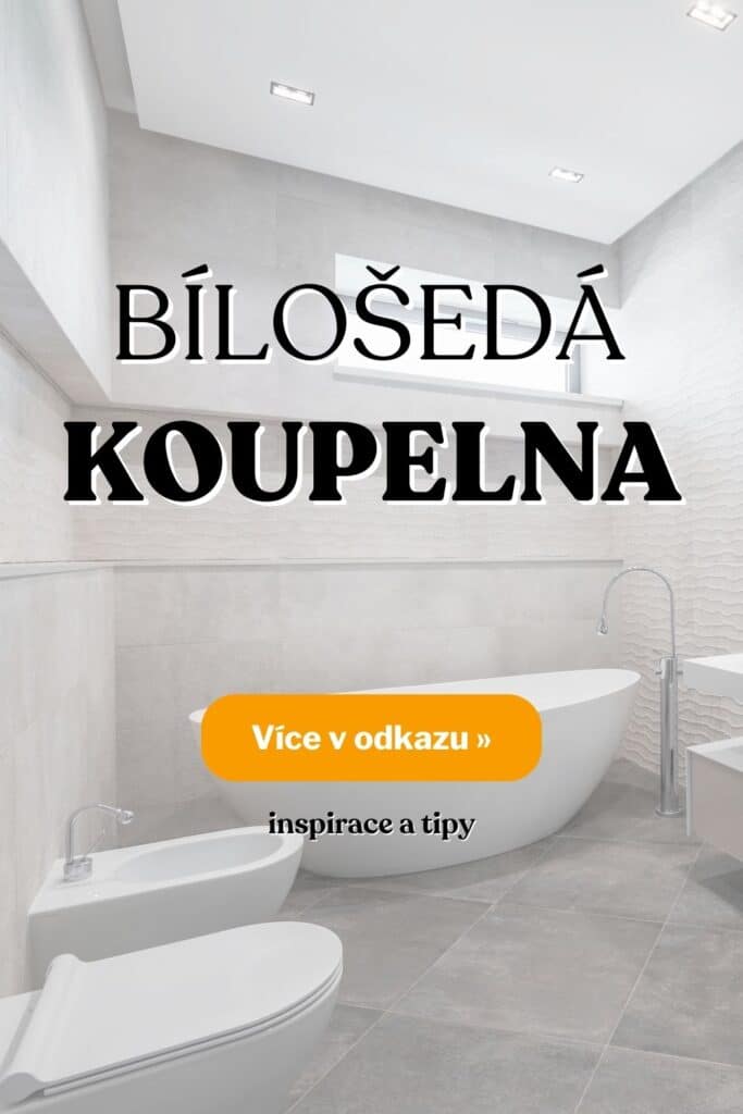 Biloseda koupelna inspirace fotografie