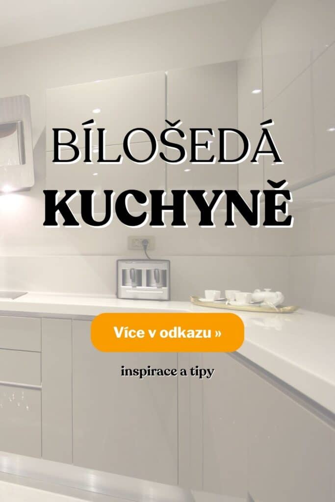 Biloseda kuchyn inspirace fotografie