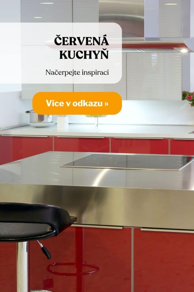 Cervena kuchyne inspirace fotografie 6