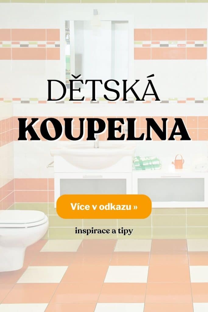 Detska koupelna inspirace fotografie