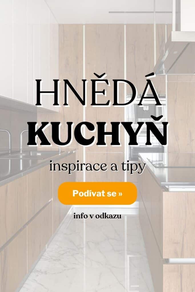 Hneda kuchyn inspirace fotografie