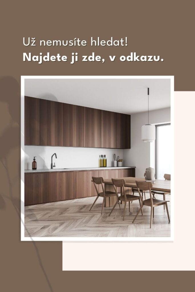 Hneda kuchyn inspirace fotografie 7