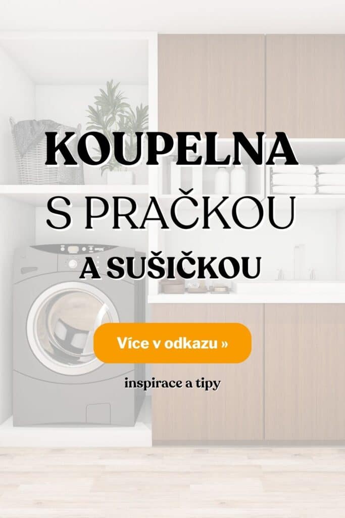 Koupelna s prackou a susickou inspirace fotografie