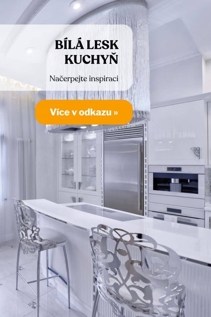 Kuchyne bila lesk inspirace fotografie 5