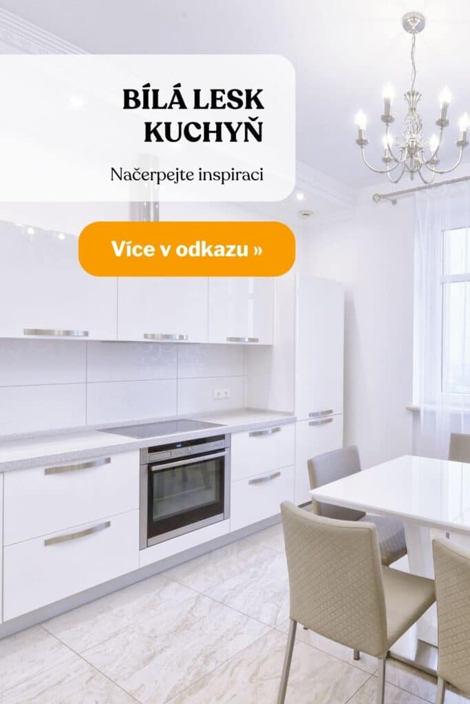 Kuchyne bila lesk inspirace fotografie 6