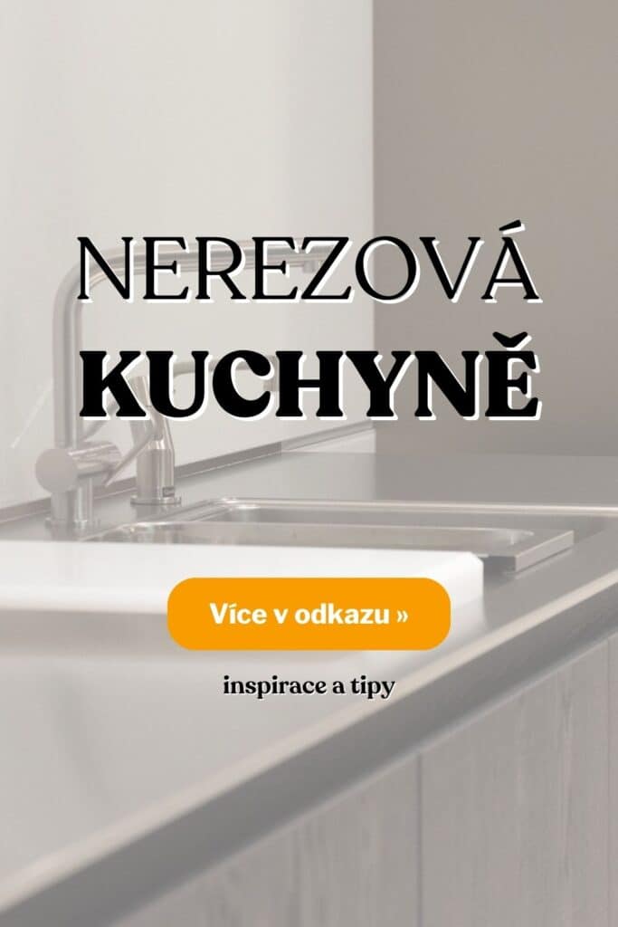 Nerezova kuchyne inspirace fotografie