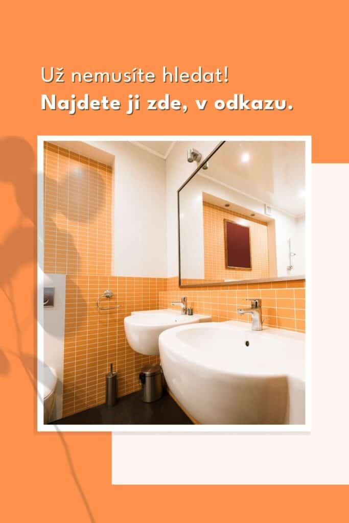 Oranzova koupelna inspirace fotografie 8