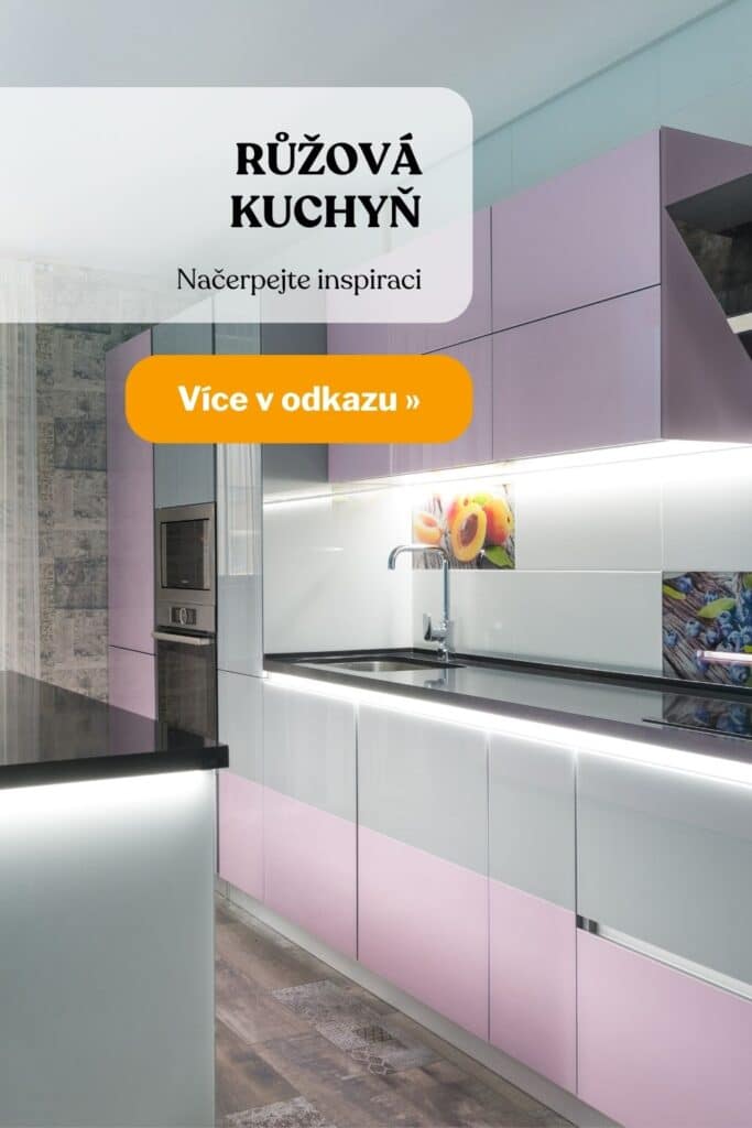 Ruzova kuchyn inspirace fotografie 3