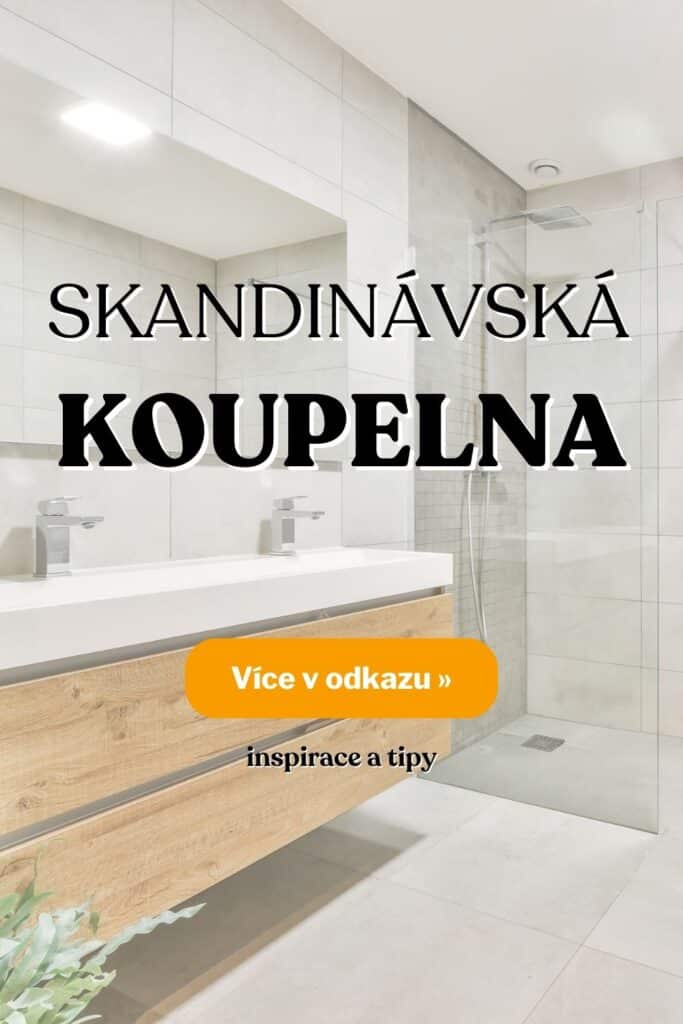 Skandinavska koupelna inspirace fotografie