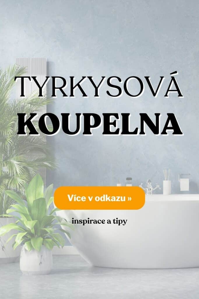 Tyrkysova koupelna inspirace fotografie