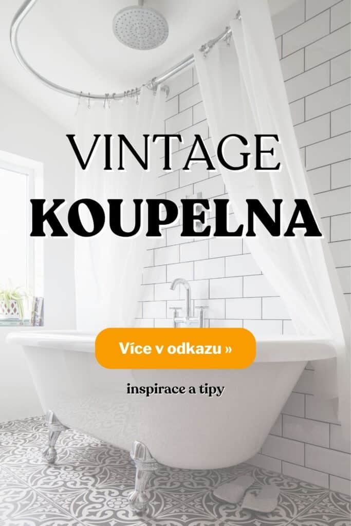 Vintage koupelna inspirace fotografie