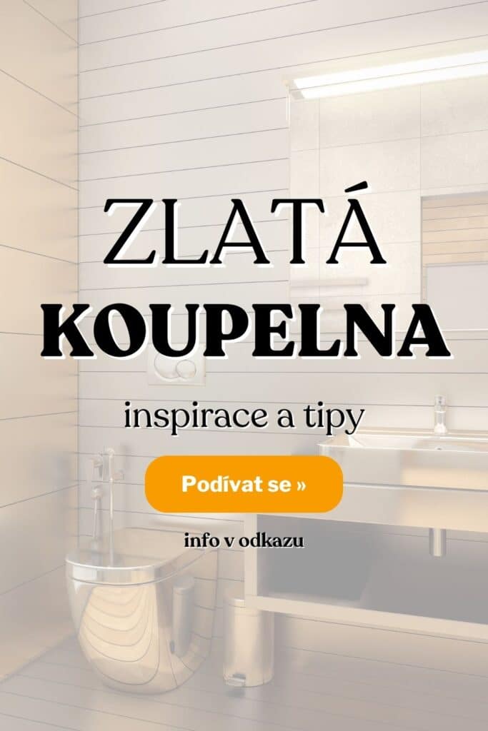 Zlata koupelna inspirace fotografie