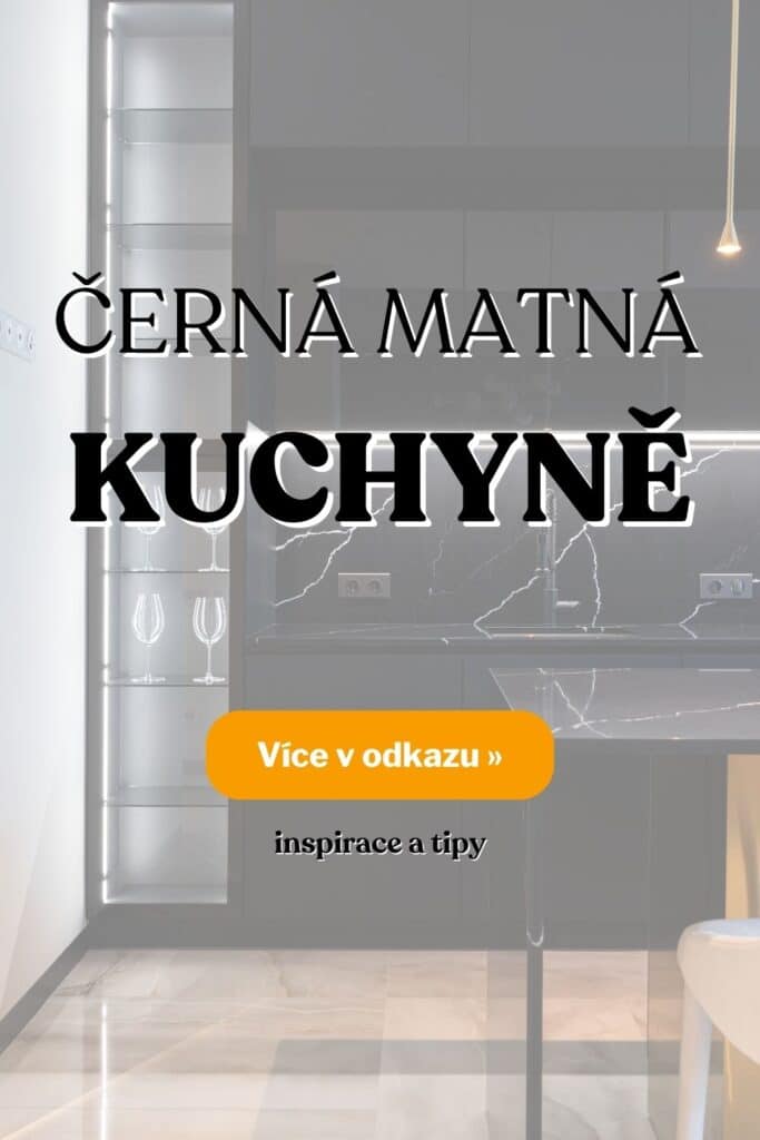 cerna matna kuchyne inspirace fotografie