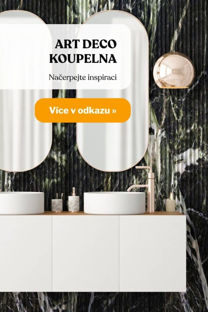 Art deco koupelna inspirace fotografie 4