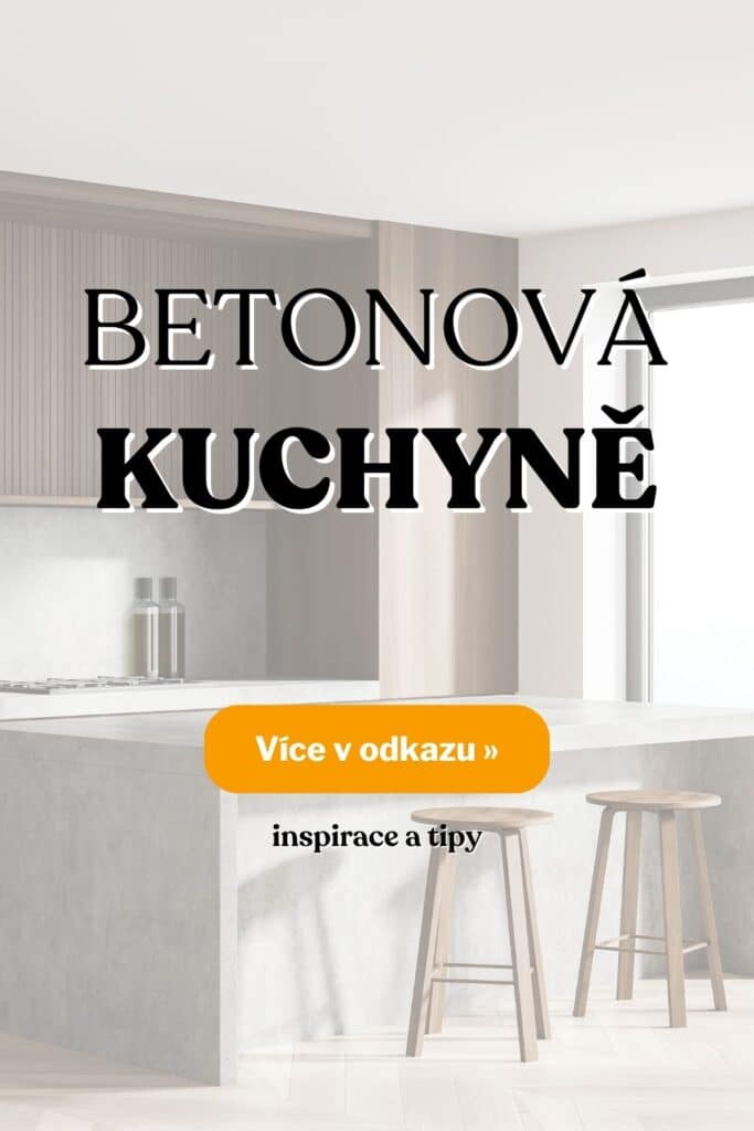 Betonova kuchyne inspirace fotografie