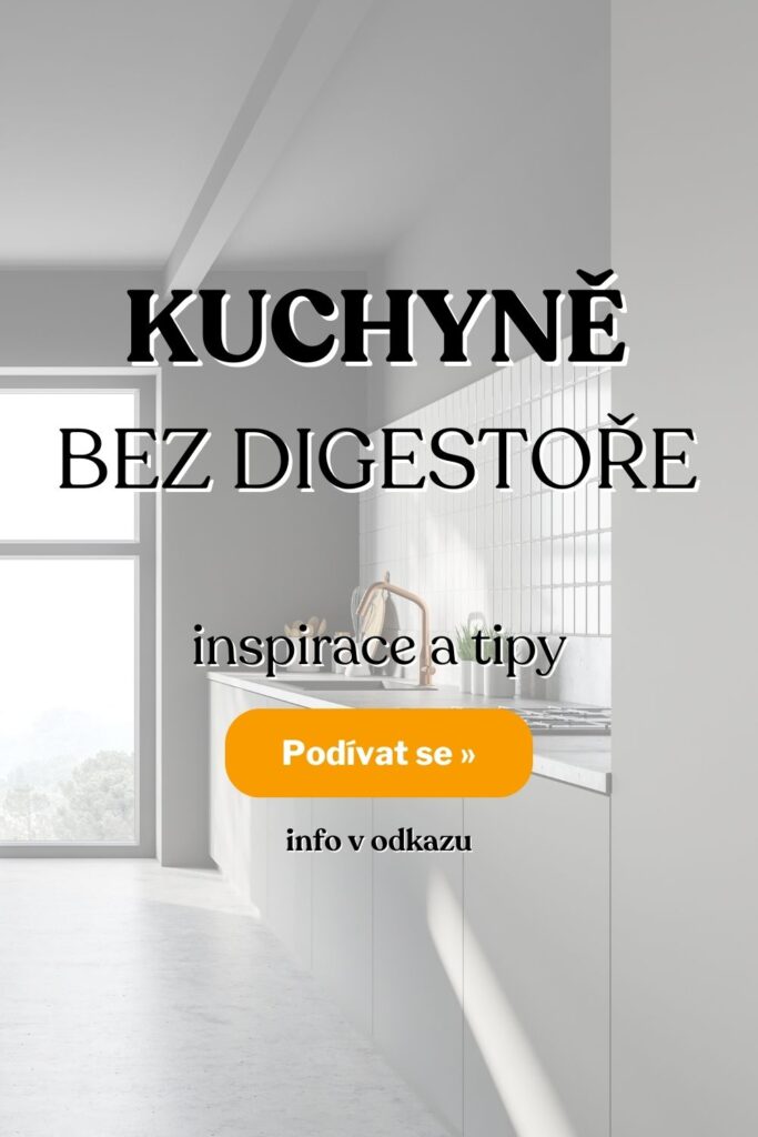 Kuchyne bez digestore inspirace fotogorafie