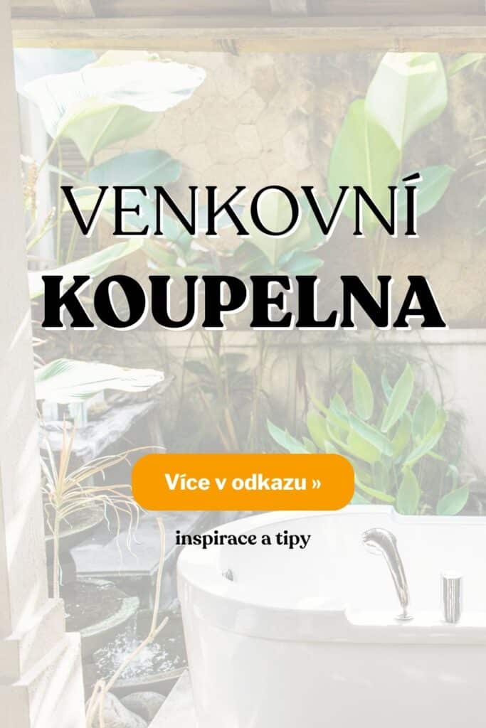 Venkovni koupelna inspirace fotografie