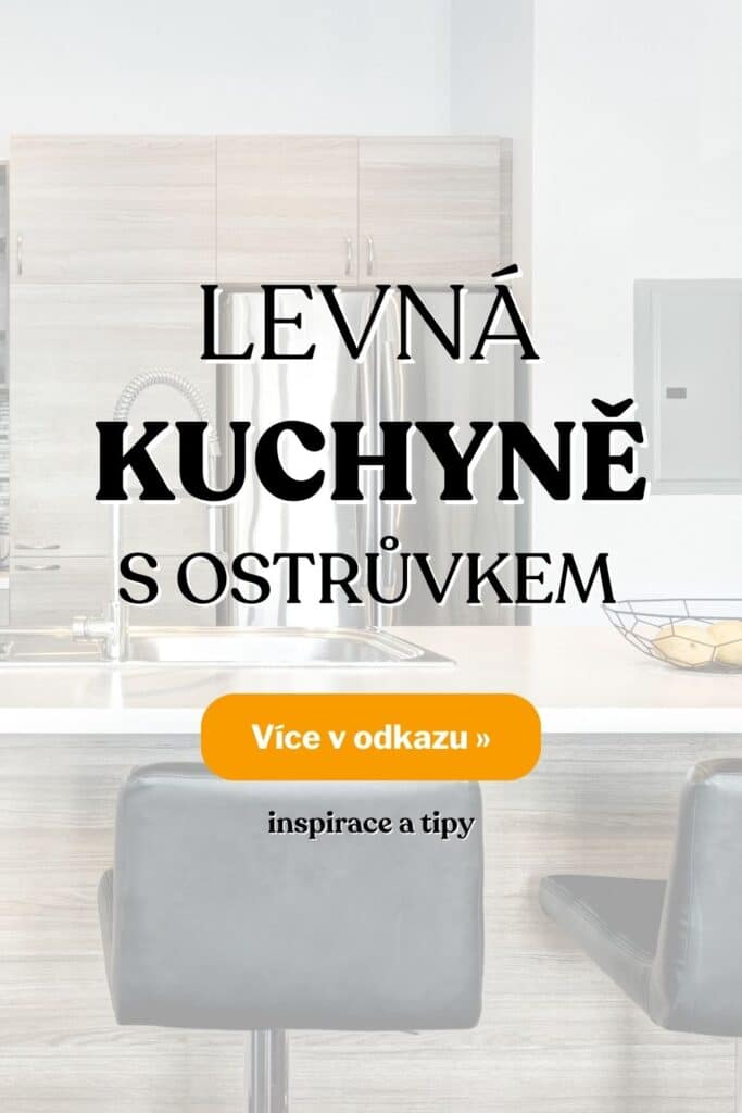 Levna kuchyne s ostruvkem inspirace fotografie